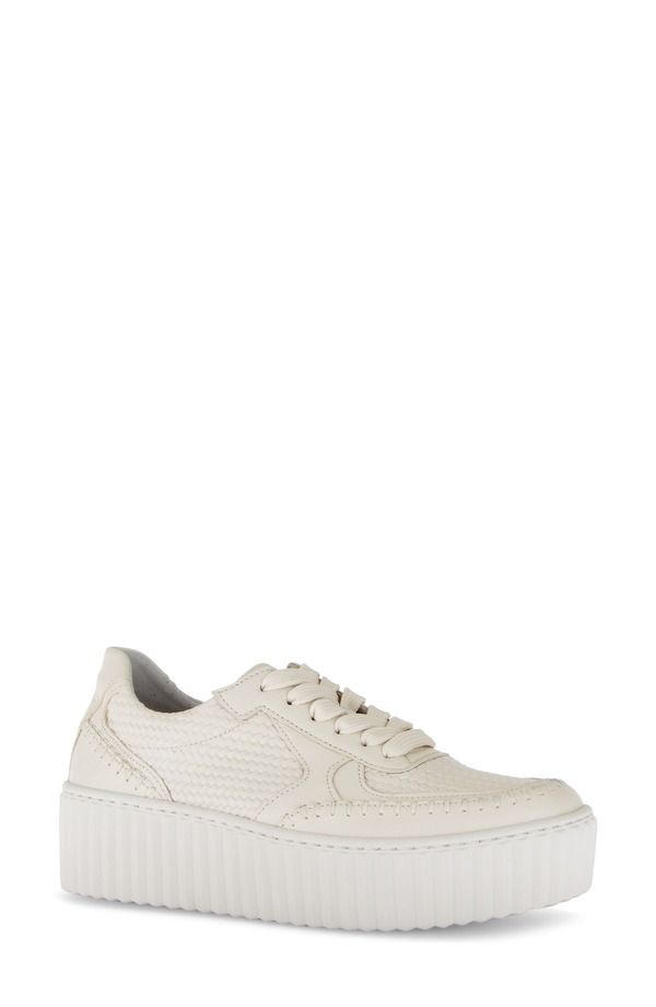 ガボール レディース シューズ スニーカー プラットフォーム Gabor 63204 Platform Sneaker Panna