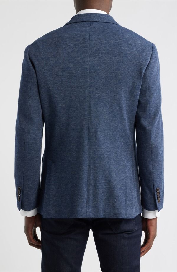 ボノボス メンズ アウター ジャケット・ブルゾン ウール コート Bonobos Jetsetter Trim Fit Stretch Wool Sport Coat Navy With Flaps ネイビー