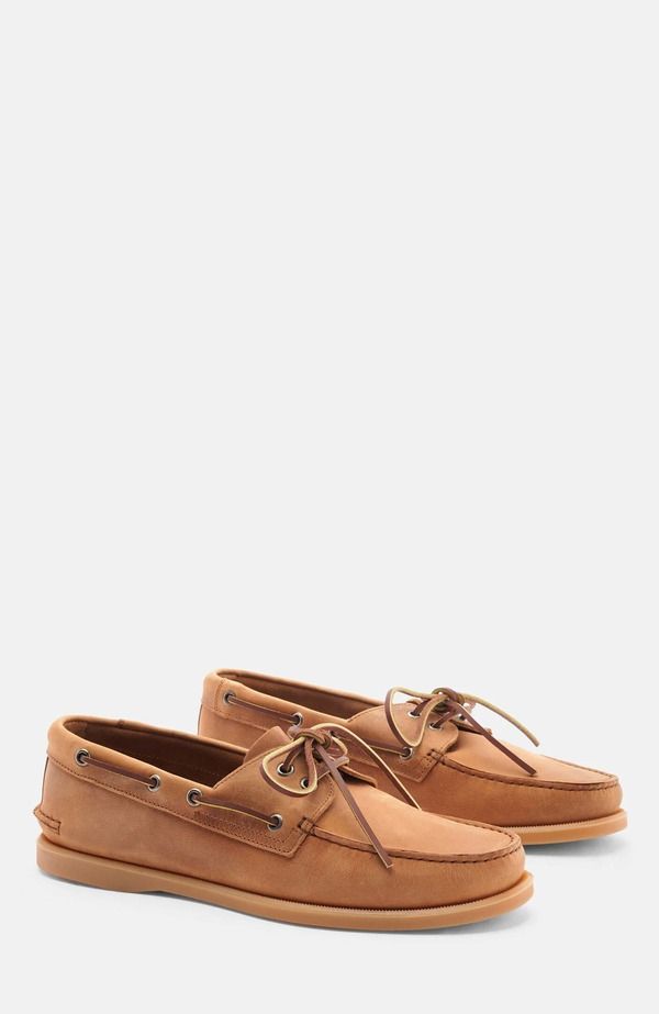 スカロッソ メンズ シューズ スリッポン・ローファー SCAROSSO Jude Boat Shoes Cognac Nubuck 59,290円