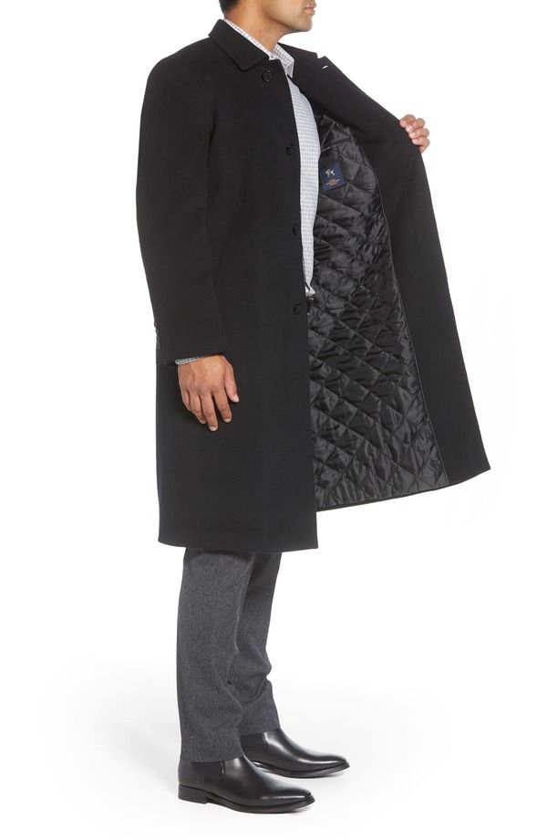 ハート シャフナー マルクス メンズ アウター ジャケット・ブルゾン ウール コート Hart Schaffner Marx Stanley Classic Fit Wool Cashmere Overcoat Black ブラック ハート シャフナー マルクス メンズ アウター ジャケット・ブルゾン ウール コート Hart Schaffner Marx Stanley Classic Fit Wool Cashmere Overcoat Black ブラック