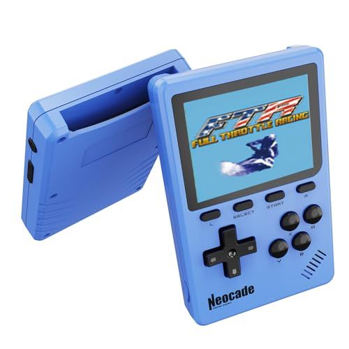 【新品】NEOCADE 携帯 ゲーム機 GBA用 ポータブルゲーム機 ポケット レトロ ゲームコンソール GBAカートリッジ互換 Piko公認レトロゲーム 40本 内蔵 3.0インチ IPSスクリーン 解像度320x240 コンパクトサイズ 5dbb8341