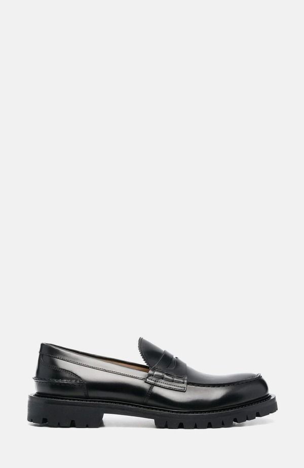 スカロッソ メンズ シューズ ローファー SCAROSSO Wooster II Loafers Black Brushed Calf ブラック