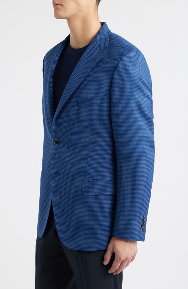 ピーター・ミラー メンズ アウター ジャケット・ブルゾン ウール シルク コート Peter Millar Hyperlight Soft Blue Houndstooth Wool Silk Sport Coat Blue ブルー ピーター・ミラー メンズ アウター ジャケット・ブルゾン ウール シルク コート Peter Millar Hyperlight Soft Blue Houndstooth Wool Silk Sport Coat Blue ブルー