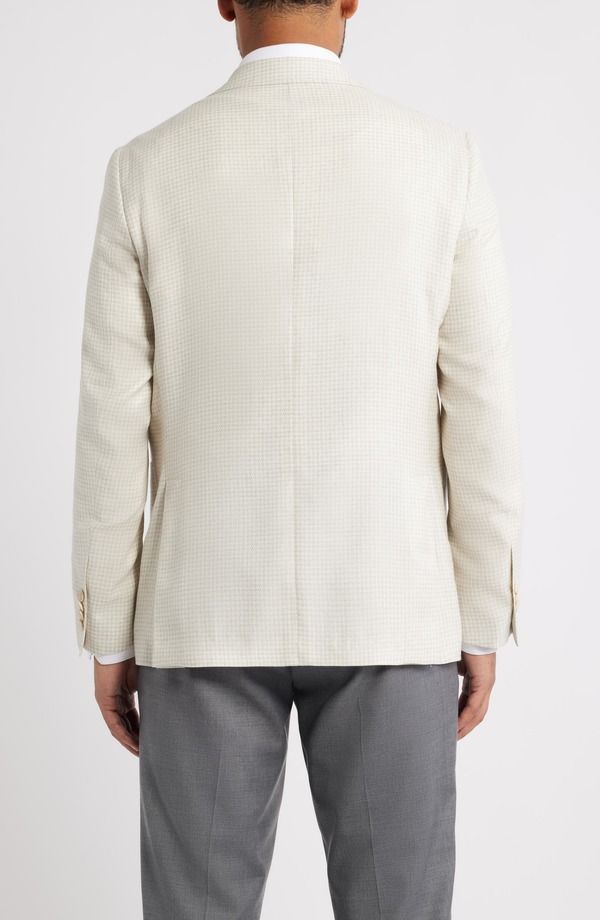 ジャックビクター メンズ アウター ジャケット・ブルゾン ミニ ウール シルク コート リネン Jack Victor Madison Mini Check Wool Silk Linen Sport Coat Off White オフホワイト ジャックビクター メンズ アウター ジャケット・ブルゾン ミニ ウール シルク コート リネン Jack Victor Madison Mini Check Wool Silk Linen Sport Coat Off White オフホワイト