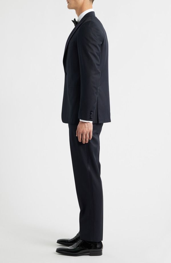 カナーリ メンズ アウター ジャケット・ブルゾン レギュラーフィット ウール Canali Contemporary Regular Fit Navy Wool Blend Tuxedo Navy ネイビー