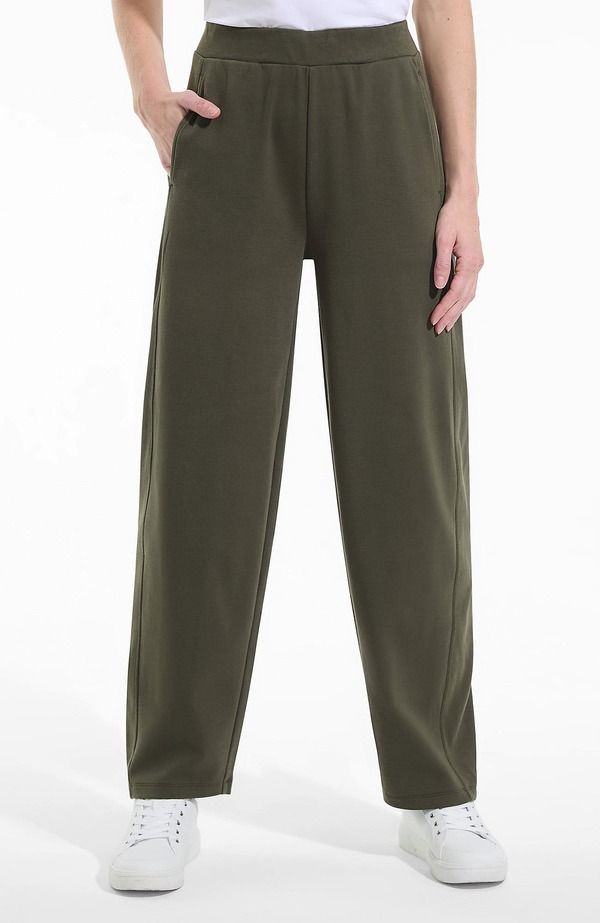 ランズエンド レディース ボトムス レギンス パンツ アンクル ニット Lands End Sport Knit High Rise Barrel Ankle Pants Forest Moss フォレスト