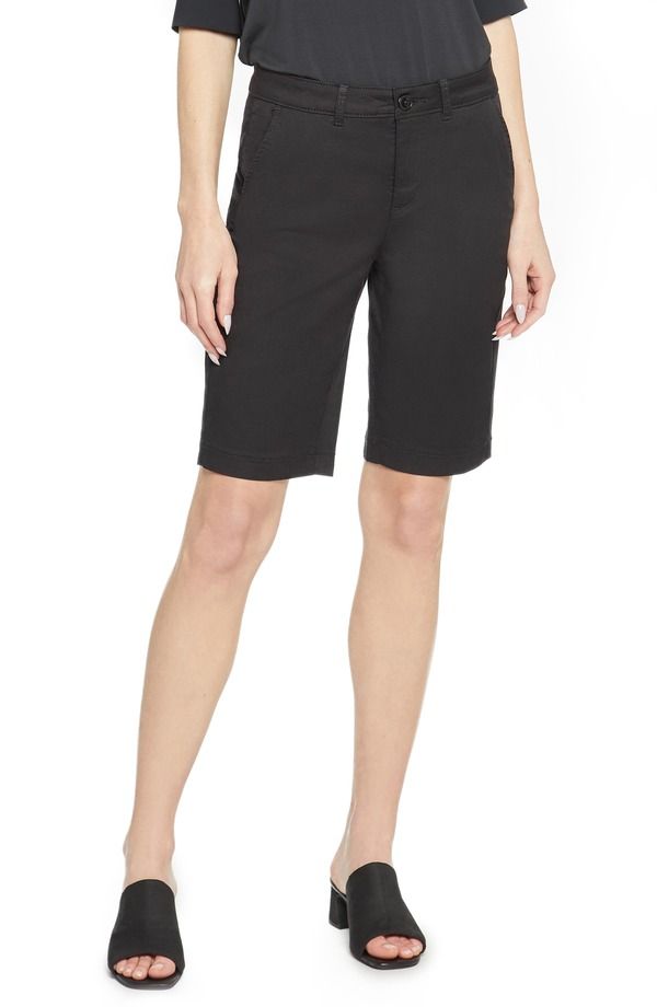 エヌワイディージェイ レディース ボトムス ハーフパンツ・ショーツ ショートパンツ NYDJ Bermuda Shorts Black ブラック