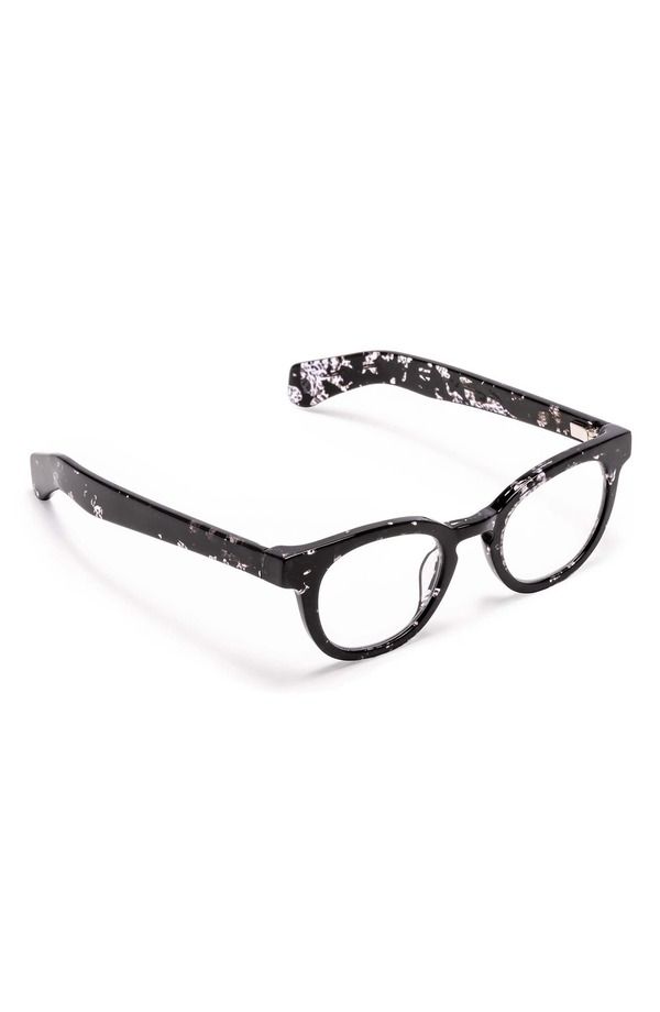 アイブブス レディース アクセサリー サングラス・アイウェア eyebobs Total Wit 45mm Round Readinglasses Black Crystal Clear Tortoise ブラック