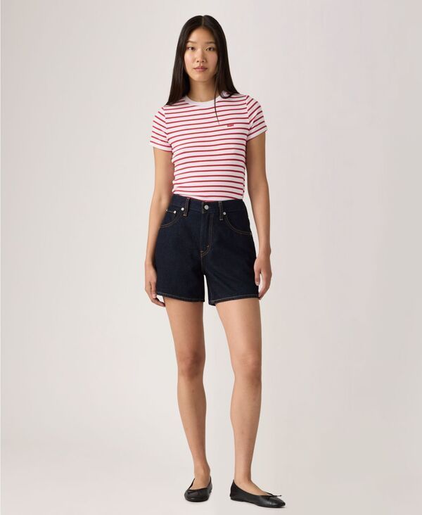 【送料無料】 リーバイス レディース ハーフパンツ・ショーツ ボトムス Womens Cotton CinchWaist Denim Shorts Public Persona
