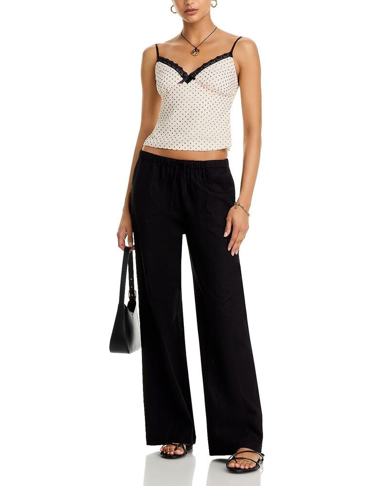 ルーシーパリ レディース ボトムス カジュアルパンツ Lucy Paris Barbara Pants Black ブラック