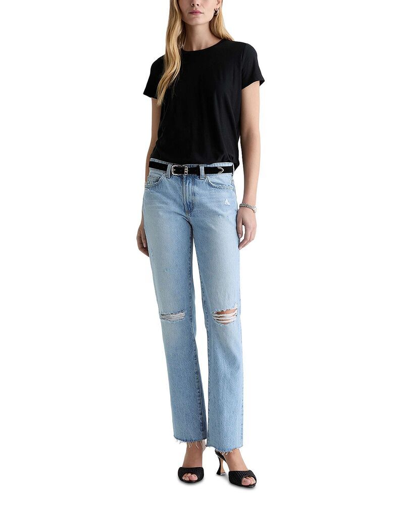 エージー レディース ボトムス デニムパンツ ローライズ ジーンズ AG Sandra Low Rise Straight Jeans in Soft Focus Destructed Soft Focus Destructed エージー レディース ボトムス デニムパンツ ローライズ ジーンズ AG Sandra Low Rise Straight Jeans in Soft Focus Destructed Soft Focus Destructed