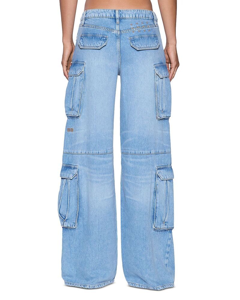 スビ レディース ボトムス デニムパンツ ローライズ ジーンズ Ksubi Dropout Low Rise Cargo Jeans in Denim デニム スビ レディース ボトムス デニムパンツ ローライズ ジーンズ Ksubi Dropout Low Rise Cargo Jeans in Denim デニム