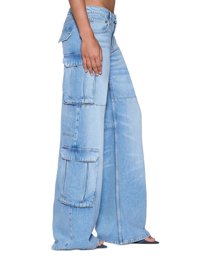 スビ レディース ボトムス デニムパンツ ローライズ ジーンズ Ksubi Dropout Low Rise Cargo Jeans in Denim デニム スビ レディース ボトムス デニムパンツ ローライズ ジーンズ Ksubi Dropout Low Rise Cargo Jeans in Denim デニム