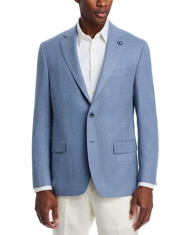 ハート シャフナー マルクス メンズ アウター ジャケット・ブルゾン コート Hart Schaffner Marx Classic Fitextured Solid Sport Coat Light Blue ブルー