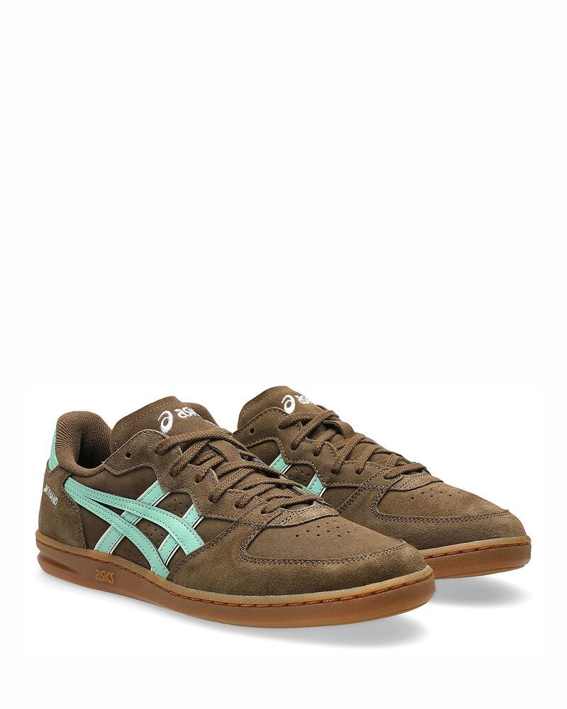 アシックス レディース シューズ スニーカー Asics Womenskyhand OG Sneakers Brown StormIce Green グリーン