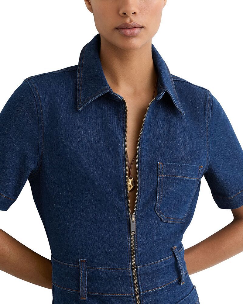 レイス レディース トップス ジャンプスーツ デニム REISS Danie Denim Jumpsuit Indigo Blu インディゴ レイス レディース トップス ジャンプスーツ デニム REISS Danie Denim Jumpsuit Indigo Blu インディゴ