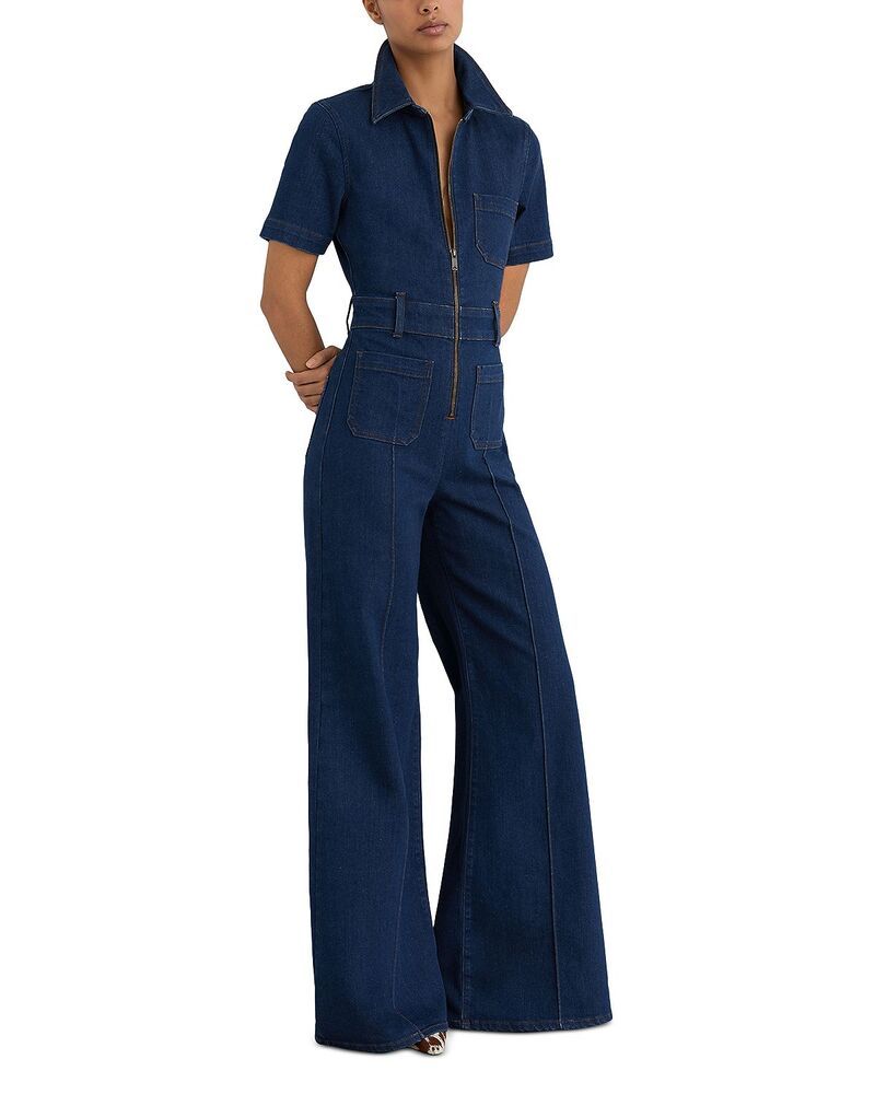 レイス レディース トップス ジャンプスーツ デニム REISS Danie Denim Jumpsuit Indigo Blu インディゴ レイス レディース トップス ジャンプスーツ デニム REISS Danie Denim Jumpsuit Indigo Blu インディゴ