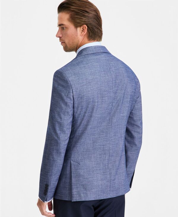 【送料無料】 カルバンクライン メンズ ジャケット・ブルゾン ブレザー アウター Mens SlimFit Blazer Blue
