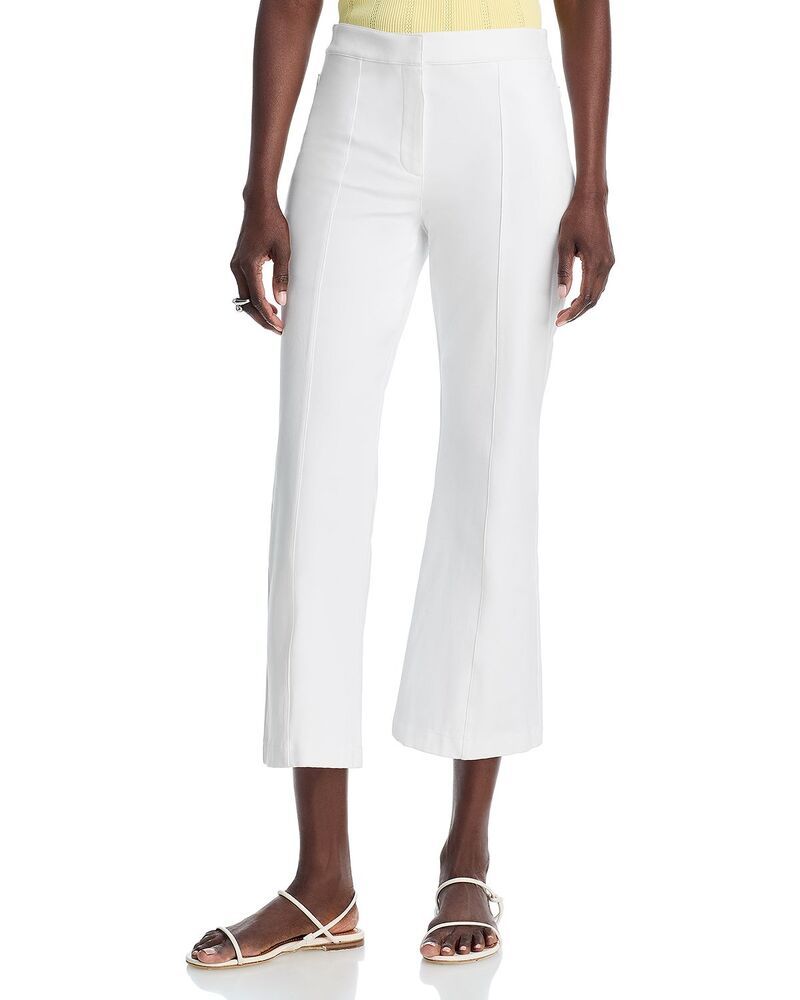 セオリー レディース ボトムス カジュアルパンツ Theory Seamed Kick Flare Bistro Pants White ホワイト