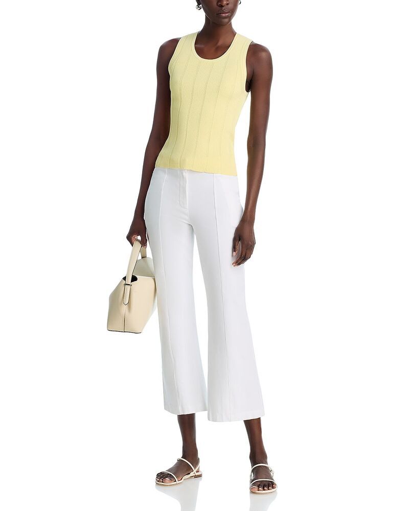 セオリー レディース ボトムス カジュアルパンツ Theory Seamed Kick Flare Bistro Pants White ホワイト
