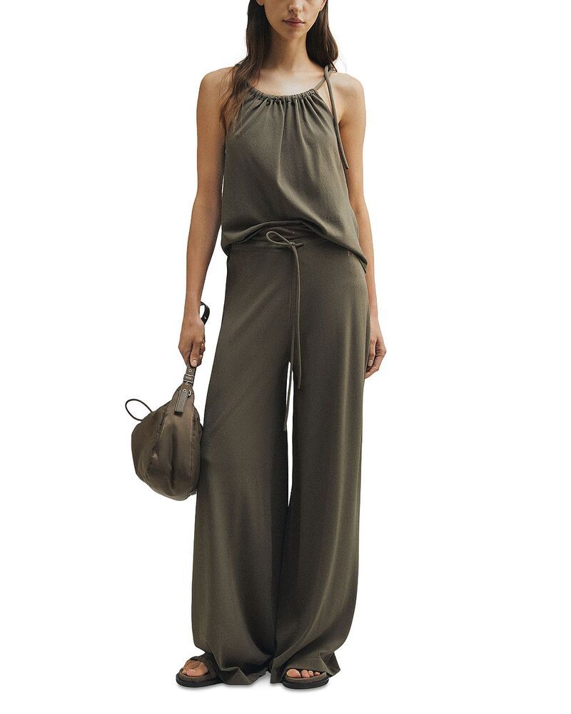 マレーラ レディース ボトムス カジュアルパンツ Marella Mlmgiuria Drawstring Pants Brown ブラウン
