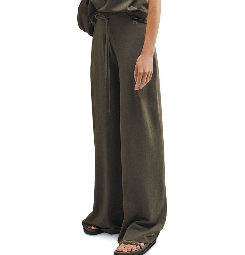 マレーラ レディース ボトムス カジュアルパンツ Marella Mlmgiuria Drawstring Pants Brown ブラウン
