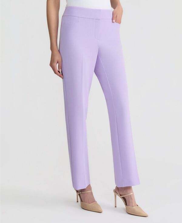 【送料無料】 カスパール レディース カジュアルパンツ ボトムス Womens HighRise Straight Leg Pants Lavender Mist
