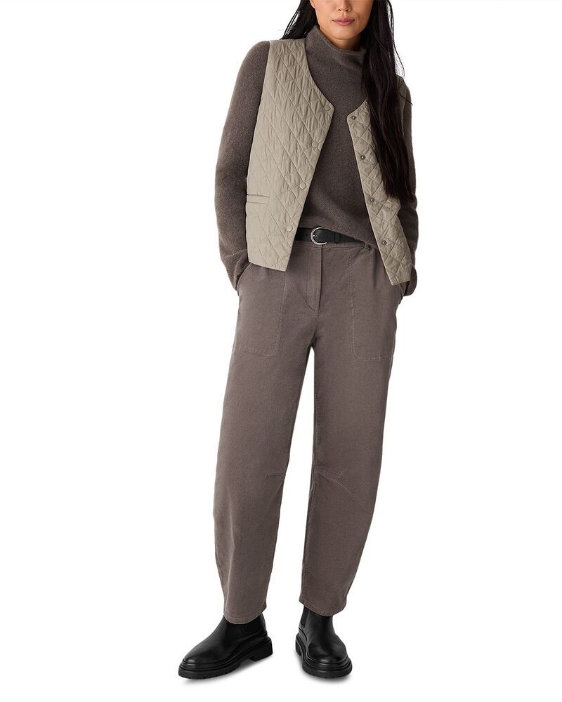 エイリーンフィッシャー レディース ボトムス カジュアルパンツ アンクル Eileen Fisher Ankle Barrel Pants Rye
