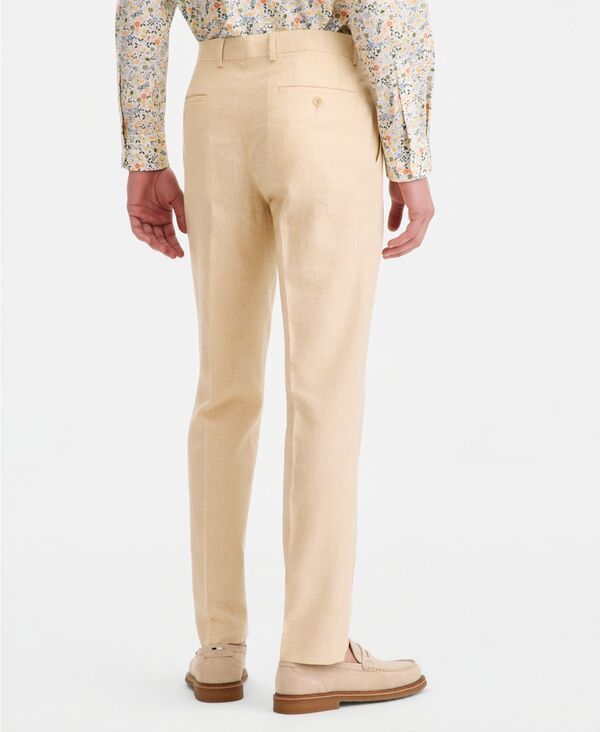【送料無料】 バースリー メンズ カジュアルパンツ ボトムス Mens SlimFit LinenBlend Suit Separates Pants Butter Yellow