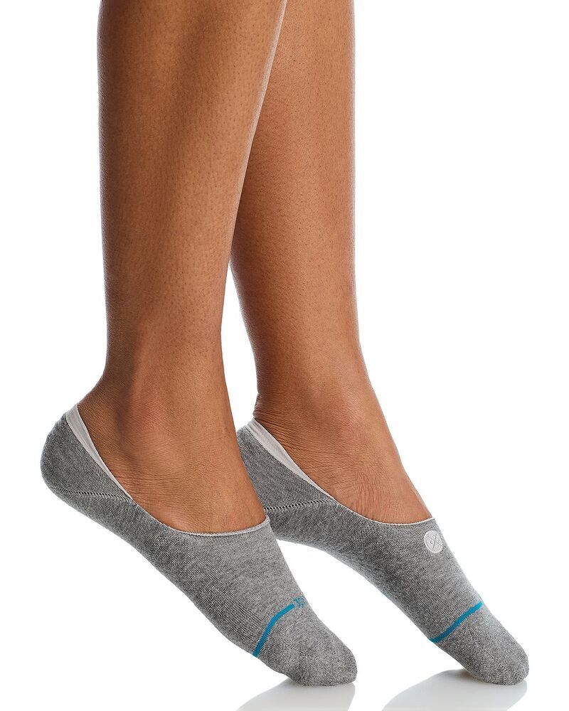 スタンス レディース アンダーウェア 靴下 Stance Icono Show Socks Pack of 3 Heather Grey グレー