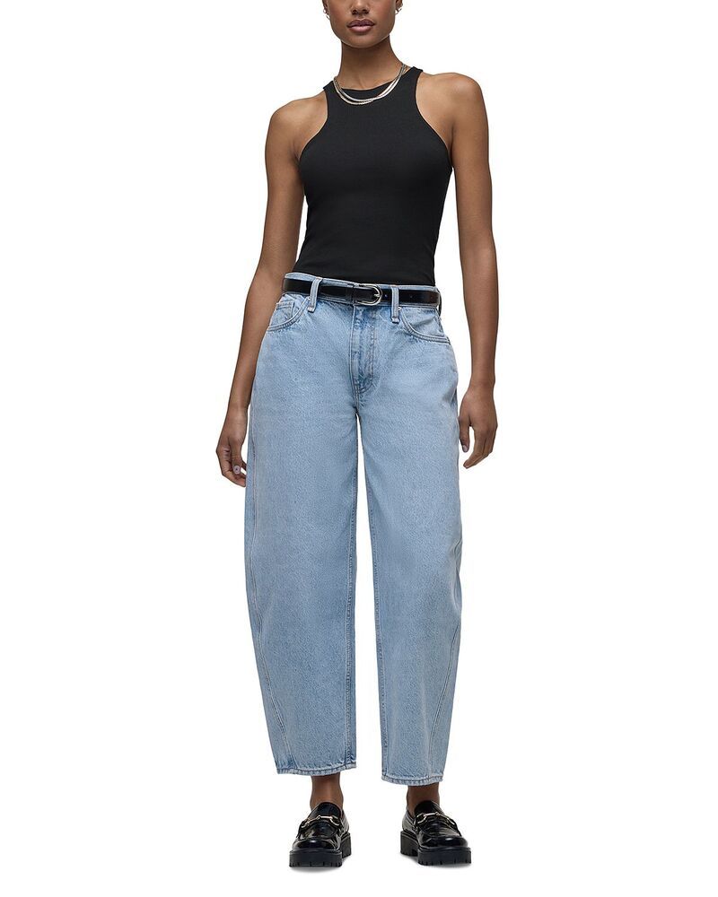 ハドソン レディース ボトムス デニムパンツ ジーンズ Hudson Courtney Mid Rise Baby Barrel Jeans in Wash Away Wash Away