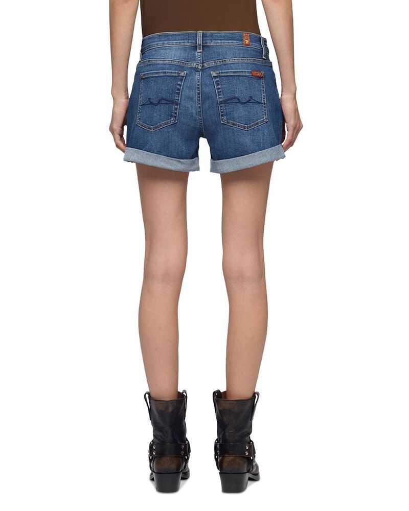 セブンフォーオールマンカインド レディース ボトムス ハーフパンツ・ショーツ ショートパンツ デニム 7 For All Mankind Mid Roll Denim Shorts in Vanity デニム セブンフォーオールマンカインド レディース ボトムス ハーフパンツ・ショーツ ショートパンツ デニム 7 For All Mankind Mid Roll Denim Shorts in Vanity デニム