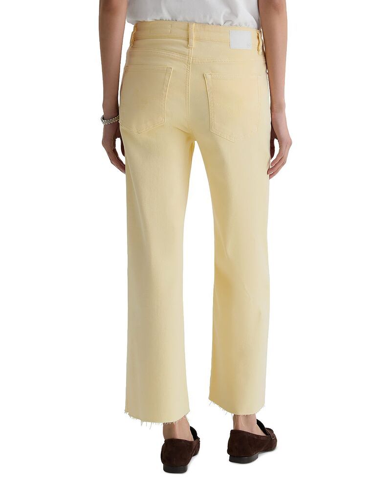 エージー レディース ボトムス デニムパンツ ワイドレッグ ジーンズ AG Saige High Rise Wide Leg Crop Jeans in Sunlight Yellow Sunlight Yellow イエロー