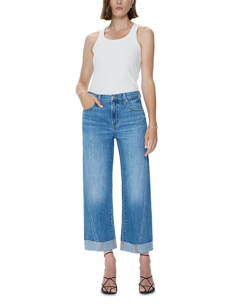 ピストーラ レディース ボトムス デニムパンツ ジーンズ Pistola Kacey Mid Rise Cuffed Boyfriend Jeans in Laguna ピストーラ レディース ボトムス デニムパンツ ジーンズ Pistola Kacey Mid Rise Cuffed Boyfriend Jeans in Laguna