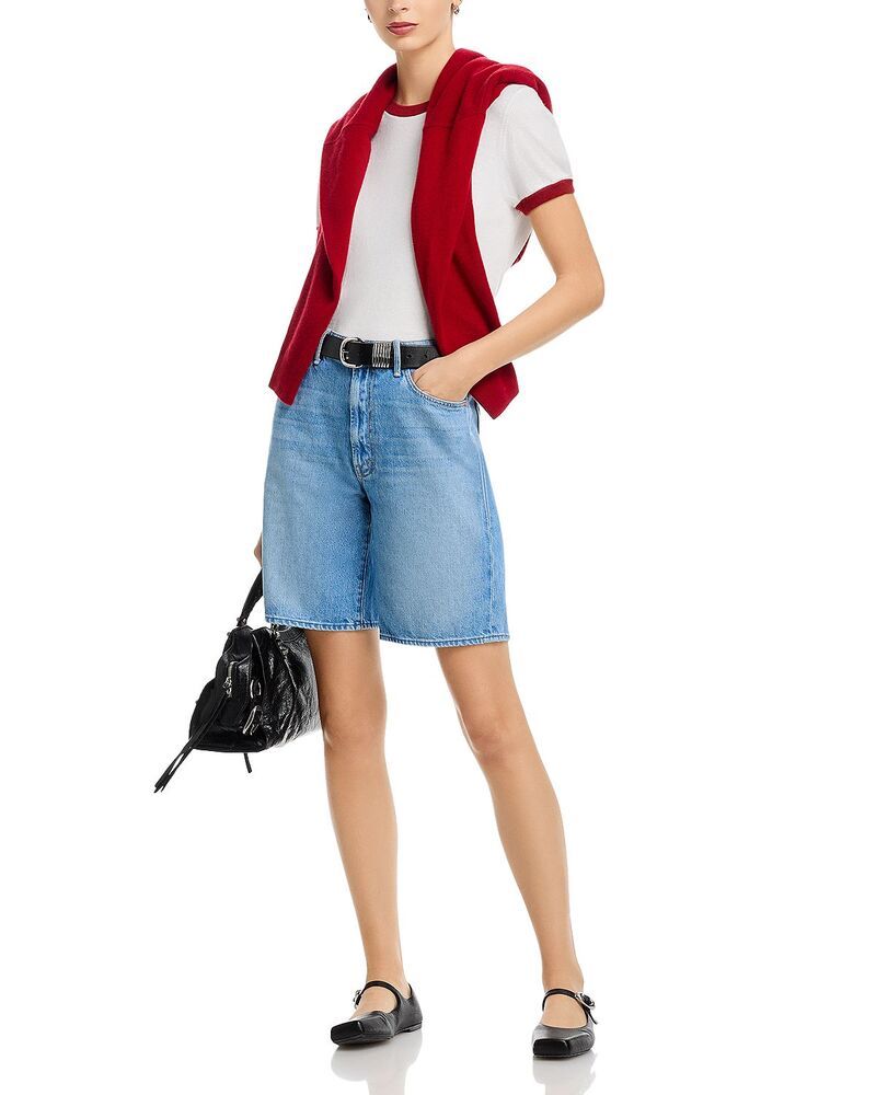 マザー レディース ボトムス ハーフパンツ・ショーツ ショートパンツ デニム MOTHER The Undercover Bermuda Denim Shorts Last Bite デニム マザー レディース ボトムス ハーフパンツ・ショーツ ショートパンツ デニム MOTHER The Undercover Bermuda Denim Shorts Last Bite デニム