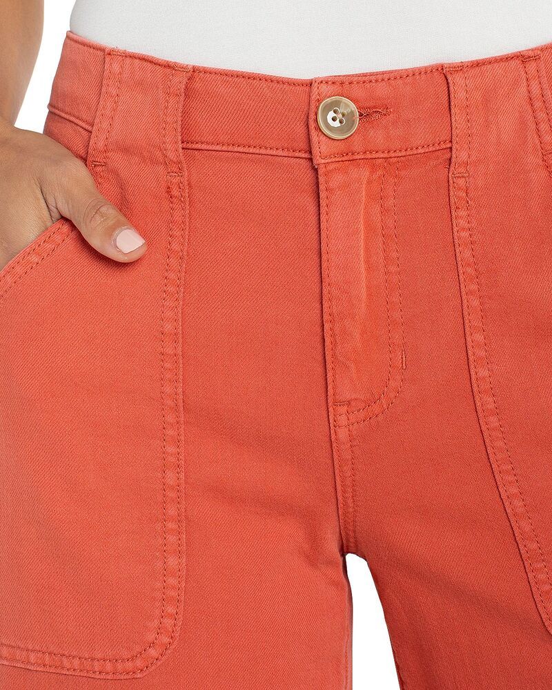 リヴァプール ロサンゼルス レディース ボトムス デニムパンツ ジーンズ Liverpoolos Angelestride Mid Rise Cargo Wide Jeans Clay Red Clay レッド リヴァプール ロサンゼルス レディース ボトムス デニムパンツ ジーンズ Liverpoolos Angelestride Mid Rise Cargo Wide Jeans Clay Red Clay レッド