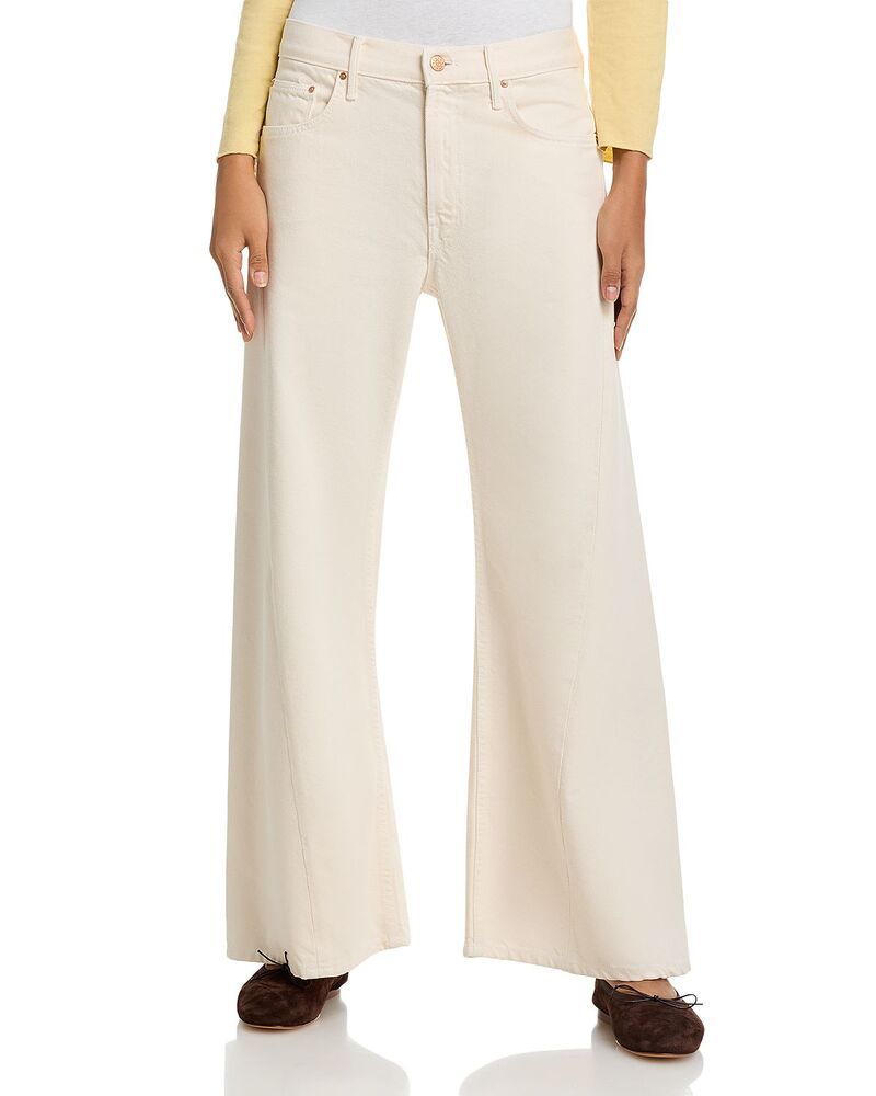 マザー レディース ボトムス デニムパンツ ジーンズ MOTHER Lilemon Twist Sneak High Rise Wide Jeans inat Natural NatNatural