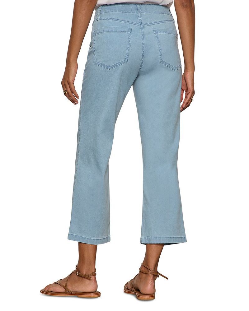 サンクチュアリー レディース ボトムス デニムパンツ ワイドレッグ ジーンズ Sanctuary Retreat High Rise Wide Leg Crop Jeans in Skyline