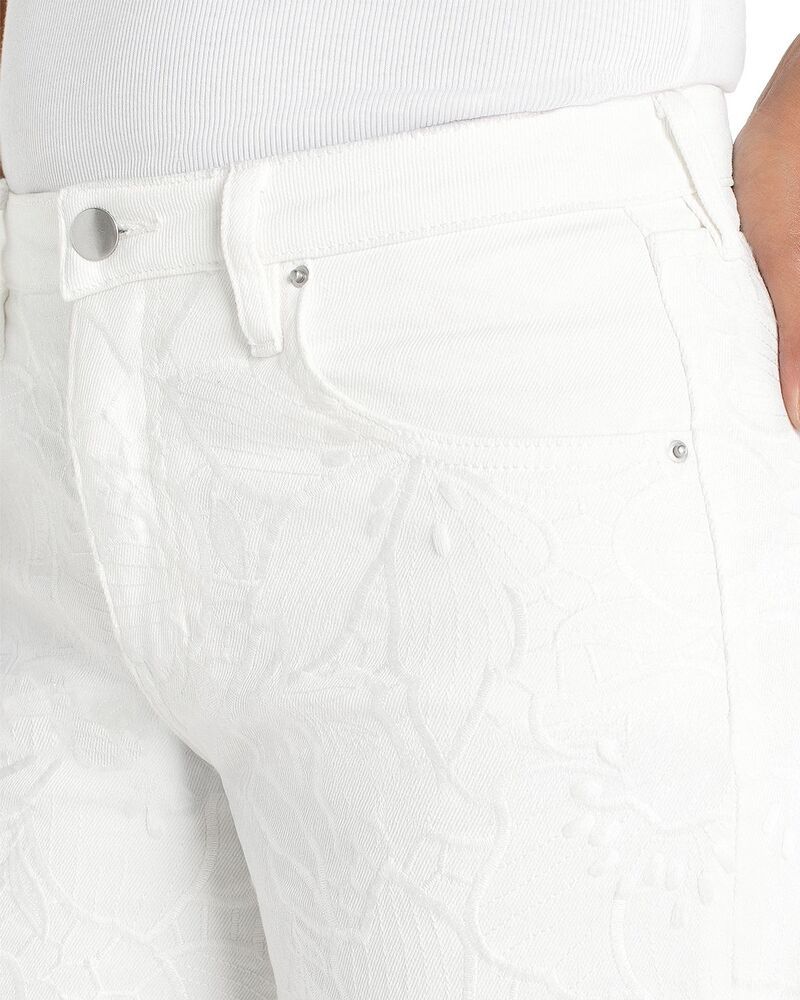 リヴァプール ロサンゼルス レディース ボトムス デニムパンツ ワイドレッグ ジーンズ Liverpoolos Angelestride Mid Rise Wide Leg Jeans Bloom Ivory Bloom アイボリー