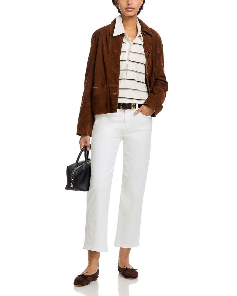 マザー レディース ボトムス デニムパンツ アンクル ジーンズ MOTHER The Newbie Mid Rise Straight Ankle Jeans in Fairest of them all Fairest of Them All
