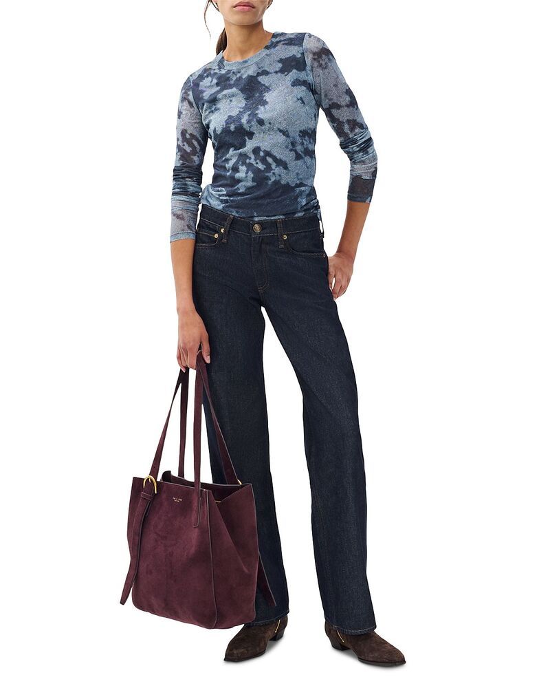 ラグアンドボーン レディース ボトムス デニムパンツ ローライズ ジーンズ rag bone Saige Low Rise Relaxed Straight Jeans Twilight Rinse