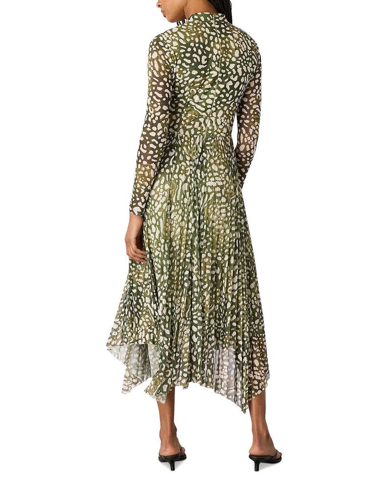 ホイッスルズ レディース トップス ワンピース アニマル柄 プリント メッシュ Whistles Animal Print Mesh Dress GreenMulti グリーン ホイッスルズ レディース トップス ワンピース アニマル柄 プリント メッシュ Whistles Animal Print Mesh Dress GreenMulti グリーン
