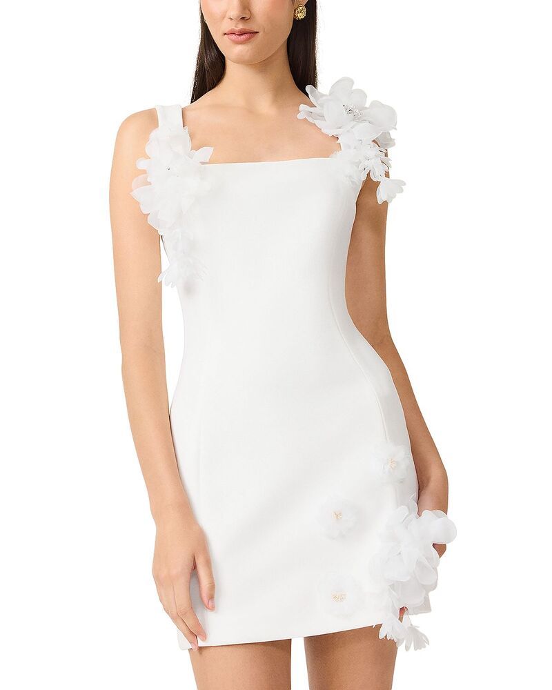エリアット レディース トップス ワンピース ミニ Elliatt Nixie Mini Dress White ホワイト
