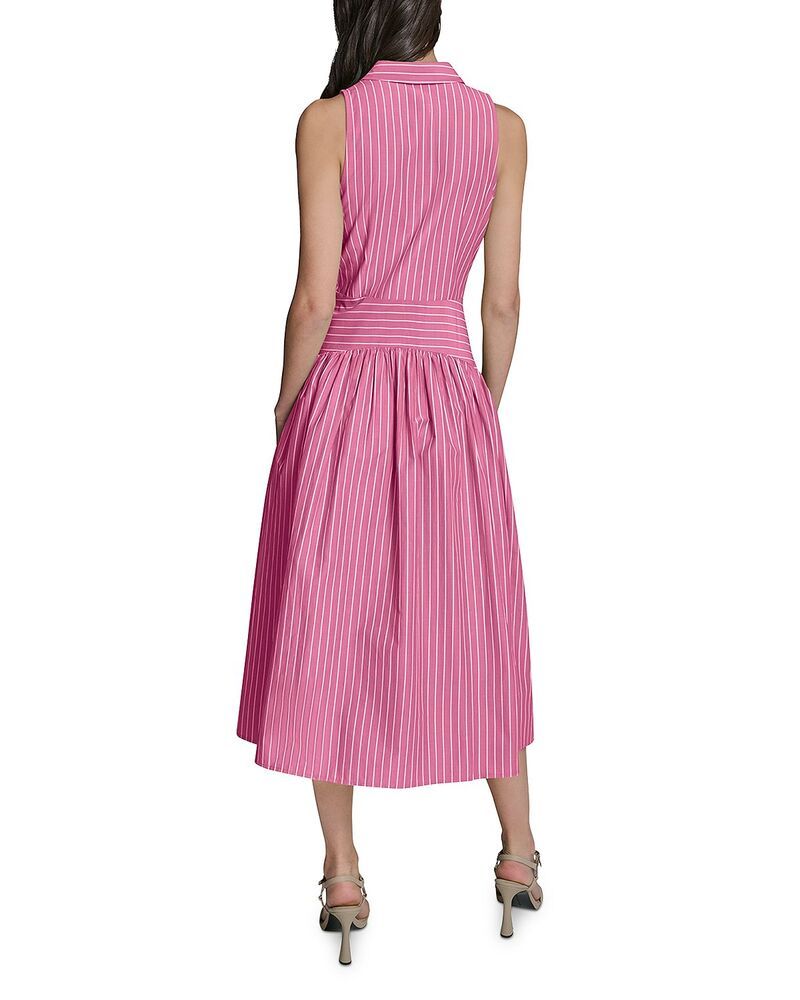 カール ラガーフェルド レディース トップス ワンピース シャツ KARLAGERFELD PARIShirt Dress Fuchsia Soft White ホワイト カール ラガーフェルド レディース トップス ワンピース シャツ KARLAGERFELD PARIShirt Dress Fuchsia Soft White ホワイト