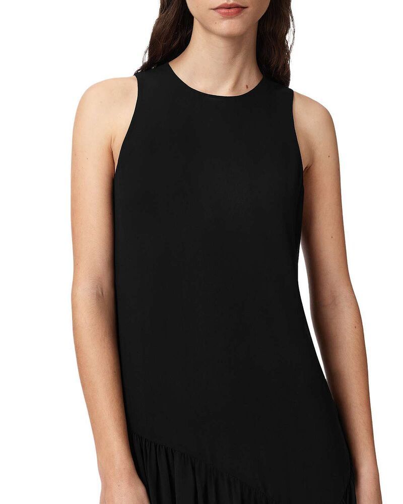 オールセインツ レディース トップス ワンピース マキシ ALLSAINTS Cyra Maxi Dress Black ブラック