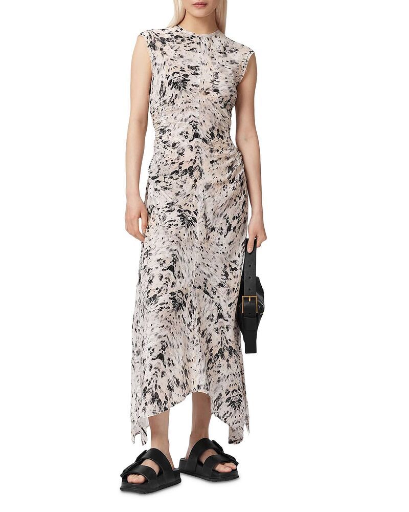 オールセインツ レディース トップス ワンピース ALLSAINTS Noor Dress Canter Ecru エクリュ