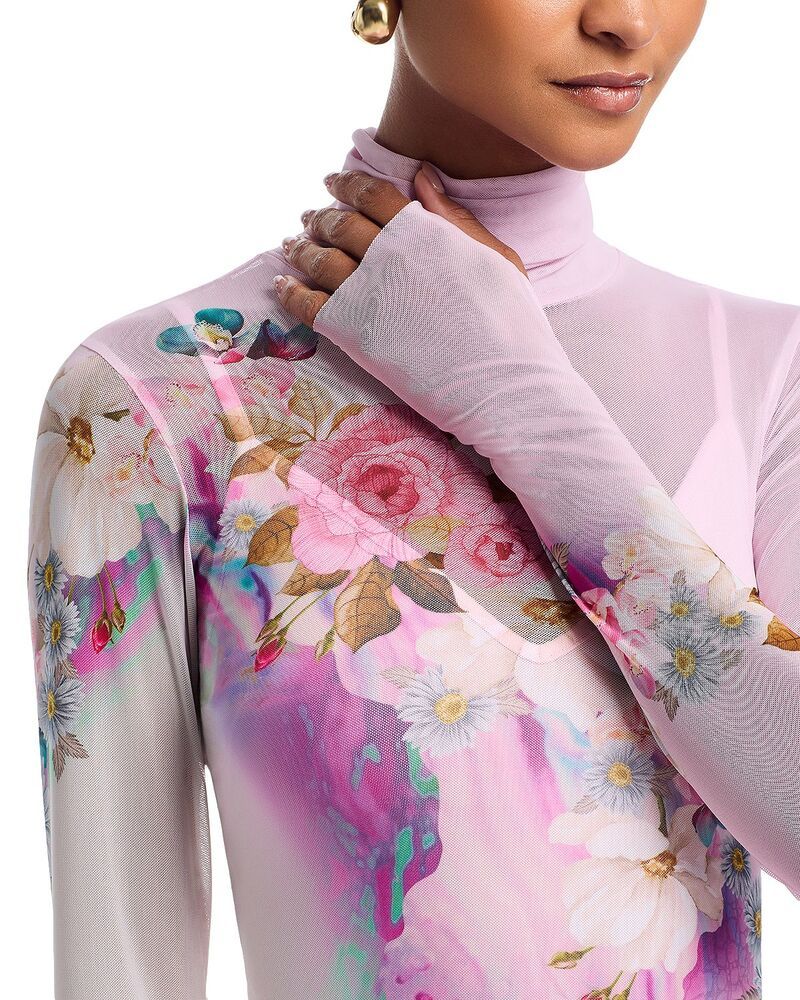エーエフアールエム レディース トップス ワンピース フラワー柄 フラワー AFRM Shailene Dress in Marble Floral Marble Floral