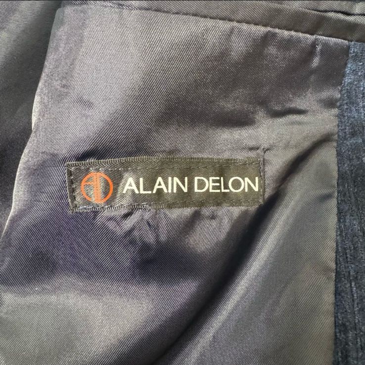 ALAIN DELON アランドロン 90s 金ボタン 紺ブレ コーデュロイ ALAIN DELON アランドロン 90s 金ボタン 紺ブレ コーデュロイ