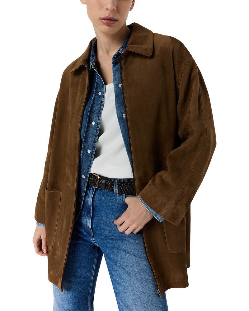 ジェラルド・ダレル レディース アウター ジャケット・ブルゾン スエード Gerardarel Tilane Suede Jacket Camel キャメル