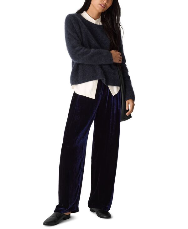 【送料無料】 エイリーンフィッシャー レディース カジュアルパンツ ボトムス Womens Straight HighRise Pleated Pants Ink 【送料無料】 エイリーンフィッシャー レディース カジュアルパンツ ボトムス Womens Straight HighRise Pleated Pants Ink